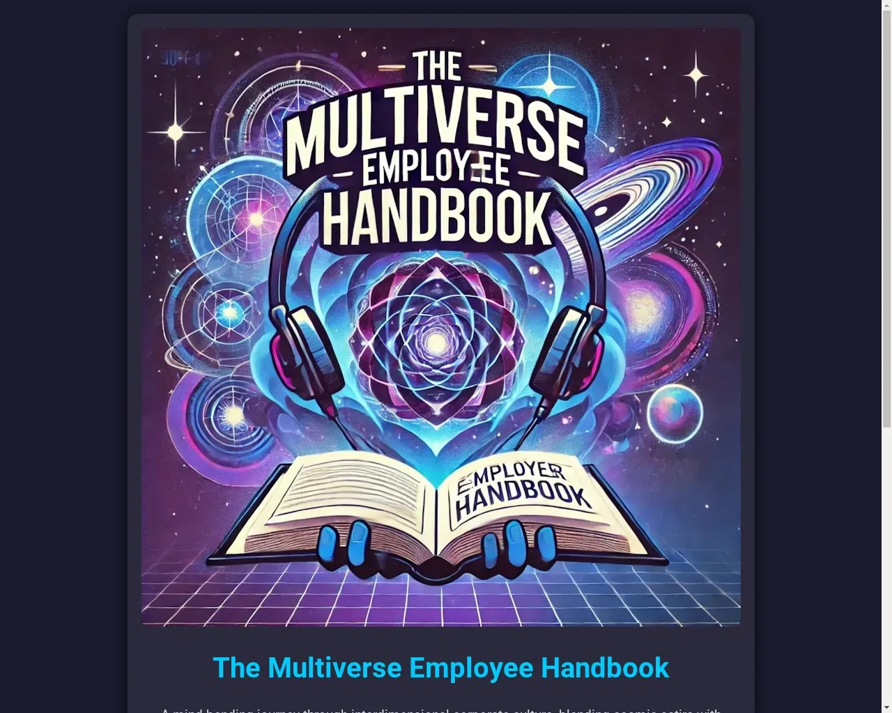 Show HN: The Multiverse Employee Handbook – The Podcast - Project Screenshot