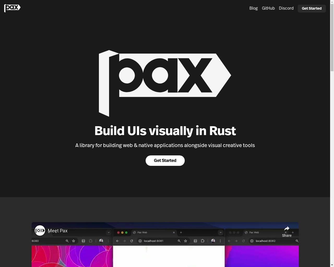 Show HN: Pax – cross-platform GUIs with an integrated design tool - Project Screenshot