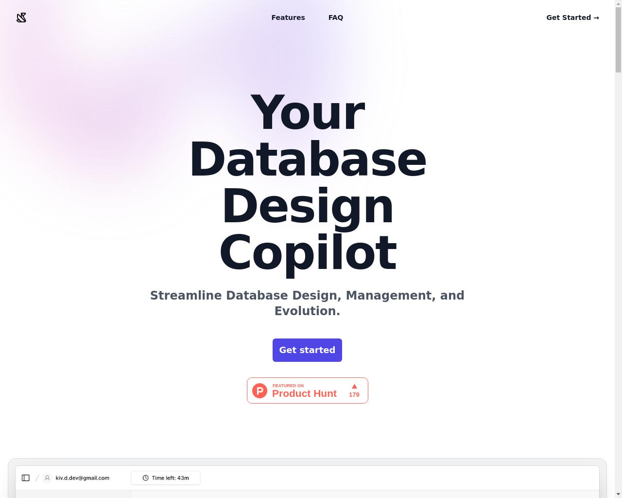 Show HN: Nabubit – Your Database Design Copilot - Project Screenshot