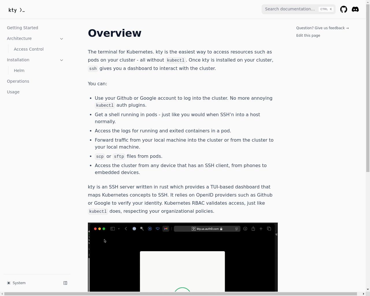 Show HN: Kty – The Terminal for Kubernetes - 项目截图