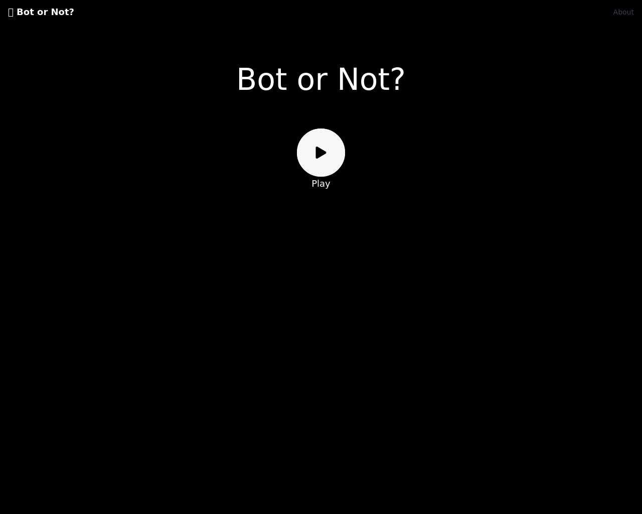 Show HN: Bot or Not? AI voices vs. humans - 项目截图