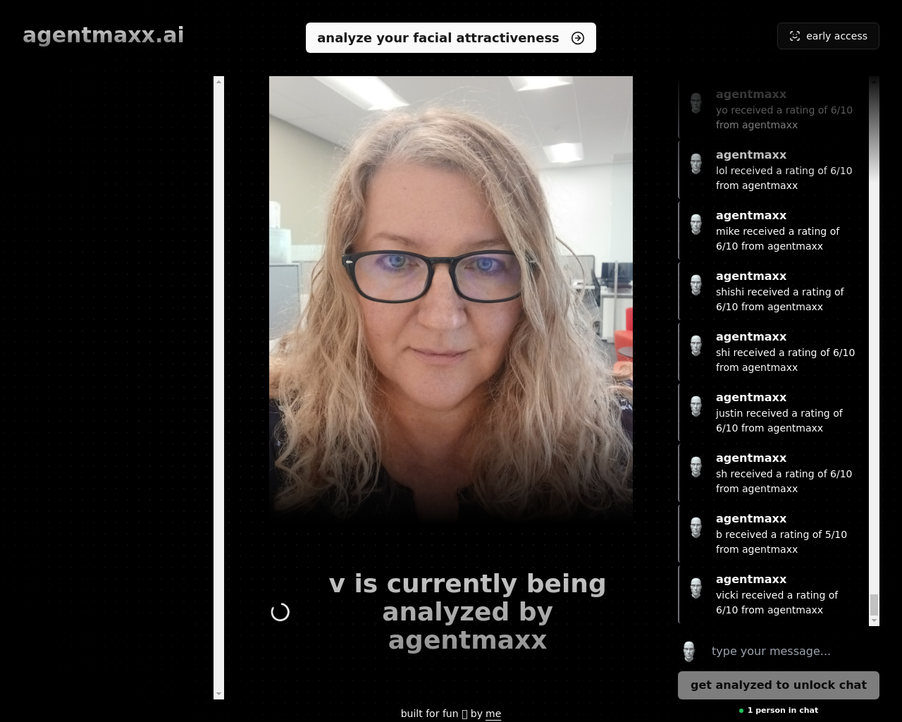 Show HN: Agentmaxx – analyze and improve your facial attractiveness - Project Screenshot