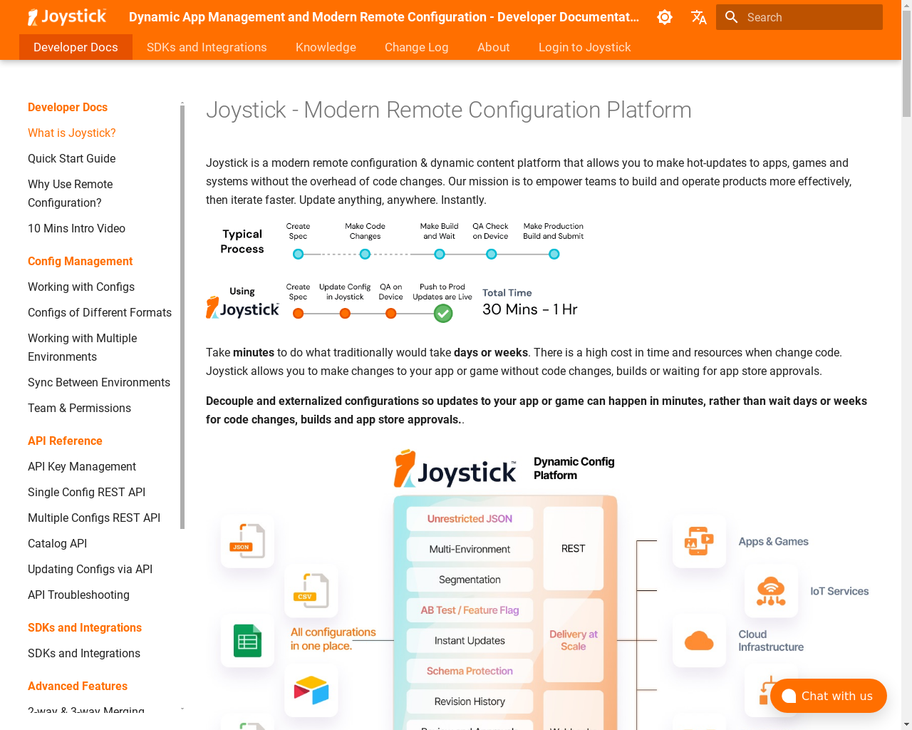 Show HN: Joystick – Modern Remote Config; Instantly Update Games and More - Project Screenshot