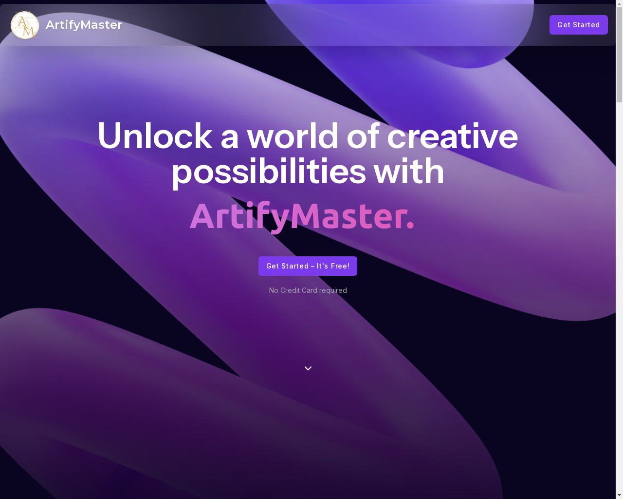 Show HN: ArtifyMaster – AI-Powered Image Editing Platform for Creators - Project Screenshot