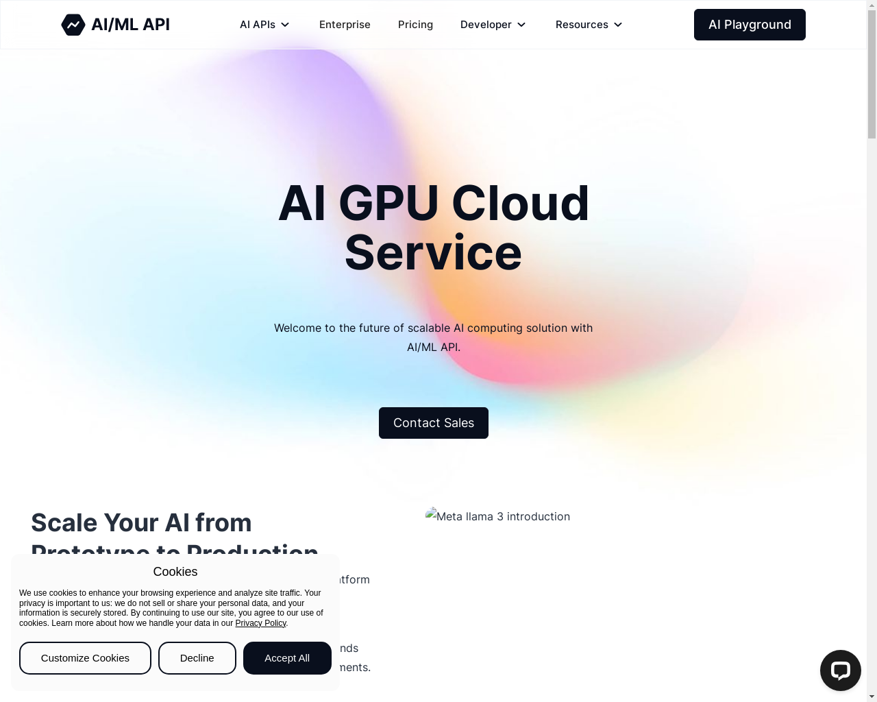 Show HN: AI GPU Cloud Service - Project Screenshot