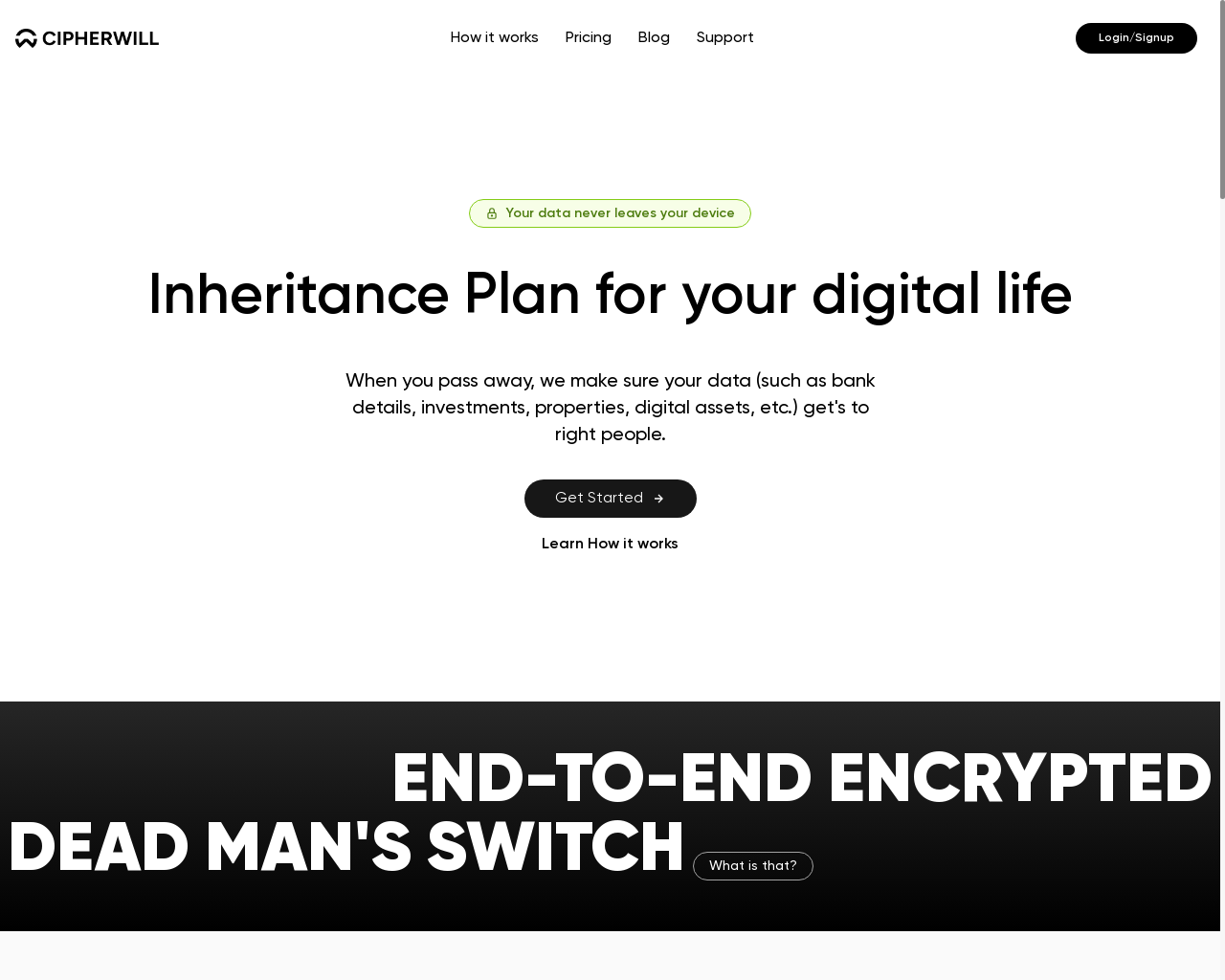 Show HN: End-to-End Encrypted Dead Man's Switch - Project Screenshot