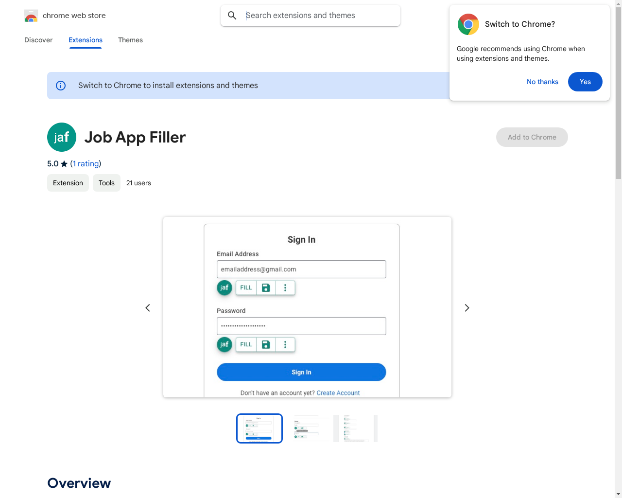 Show HN: Job App Filler (Chrome Ext) Makes Workday apps easy (more sites coming) - Project Screenshot