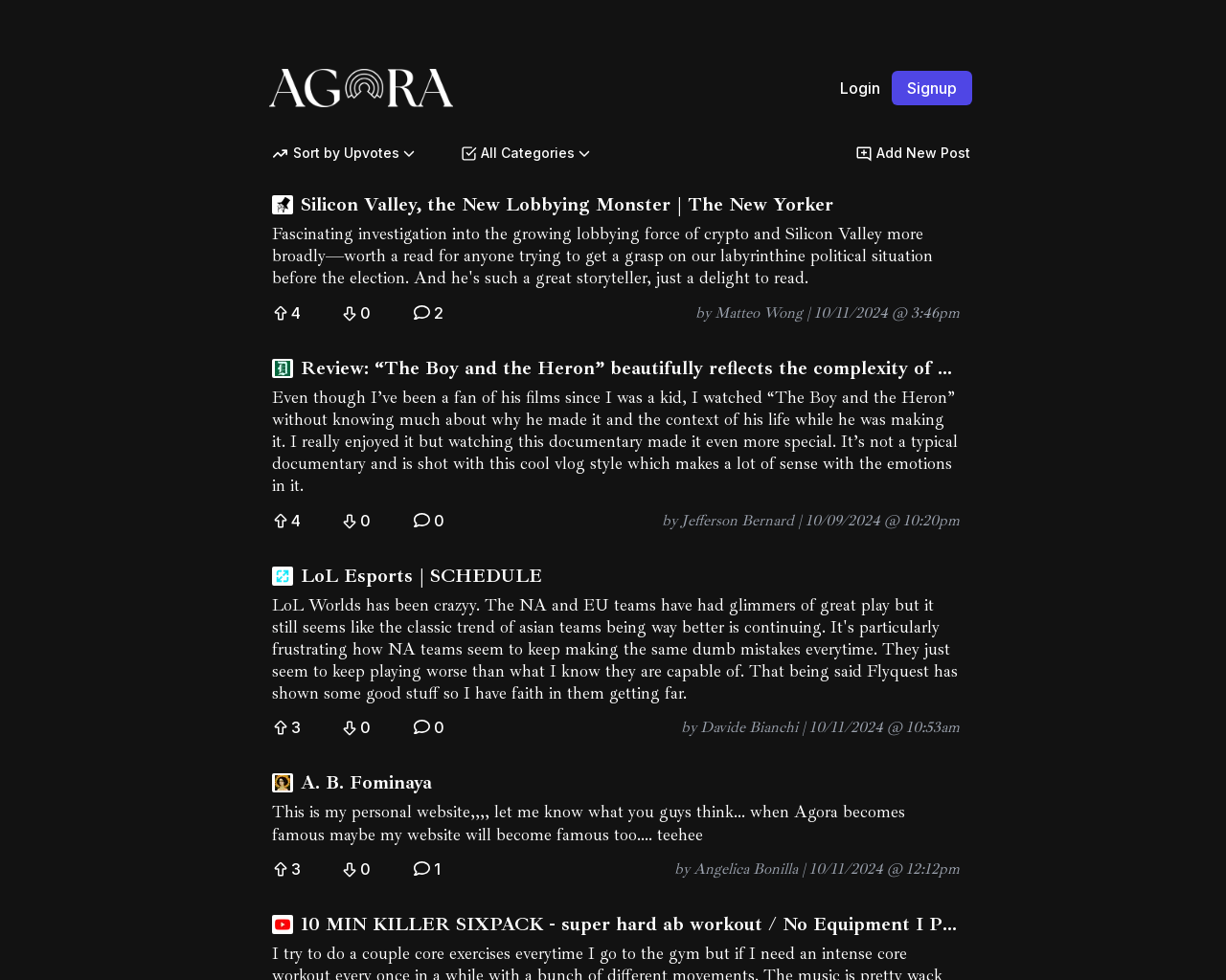 Show HN: Agora – An Organized, Social, Decentralized Experience for the Web - Project Screenshot