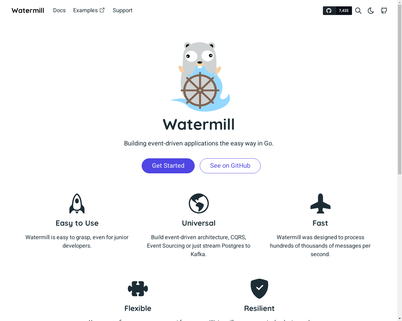 Show HN: Watermill – A Go library for building event-driven services - Project Screenshot