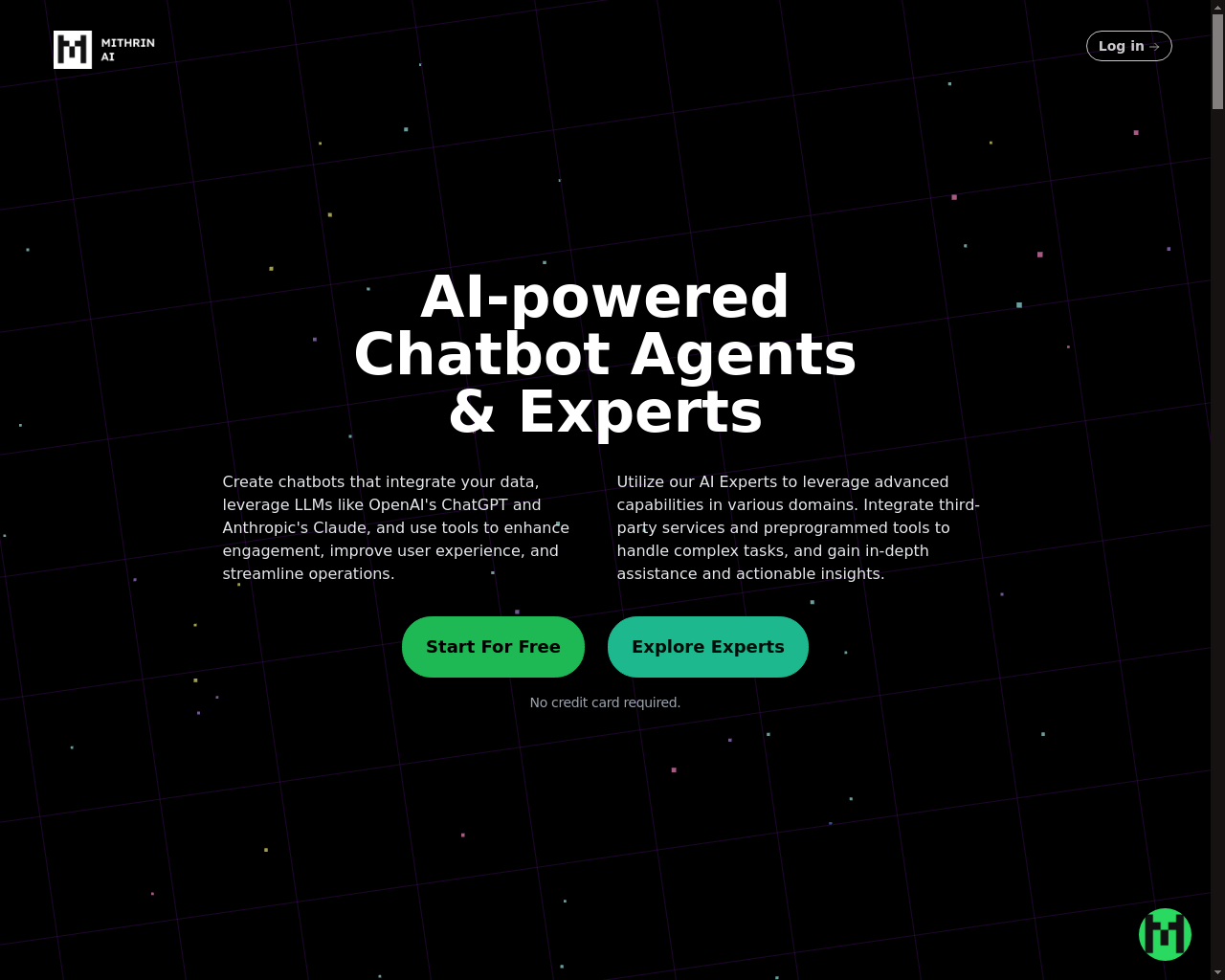 Show HN: AI-Powered Chatbot Agents and Experts - Project Screenshot