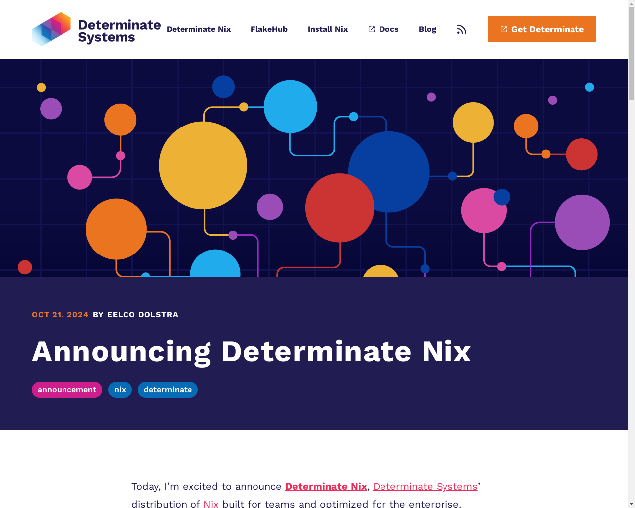 Show HN: Determinate Nix - Project Screenshot