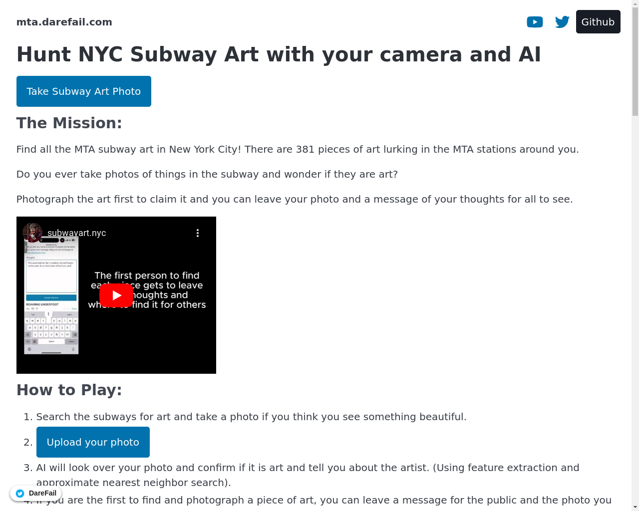 Show HN: Hunt NYC subway art with AI - Project Screenshot