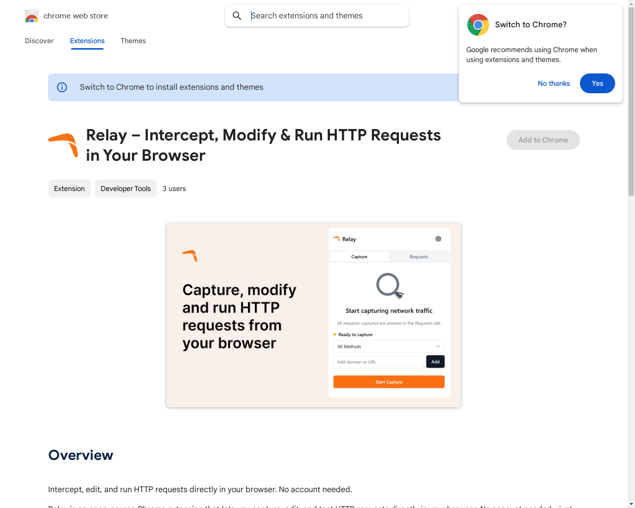 Show HN: Open-Source HTTP Interceptor – Capture, Modify, Run Requests in Browser - Project Screenshot