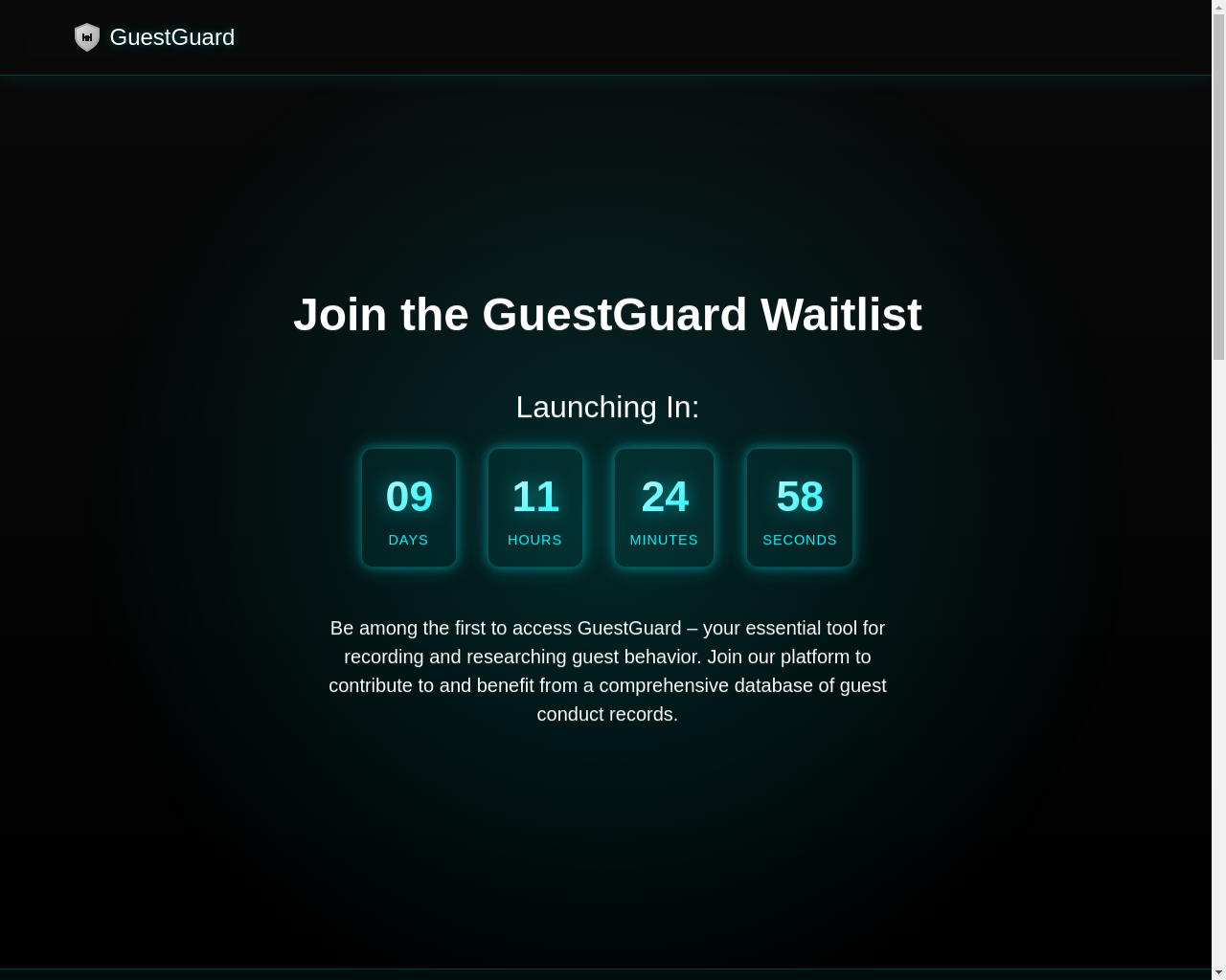 Show HN: GuestGuard – 酒店行业的客人责任平台 - 项目截图