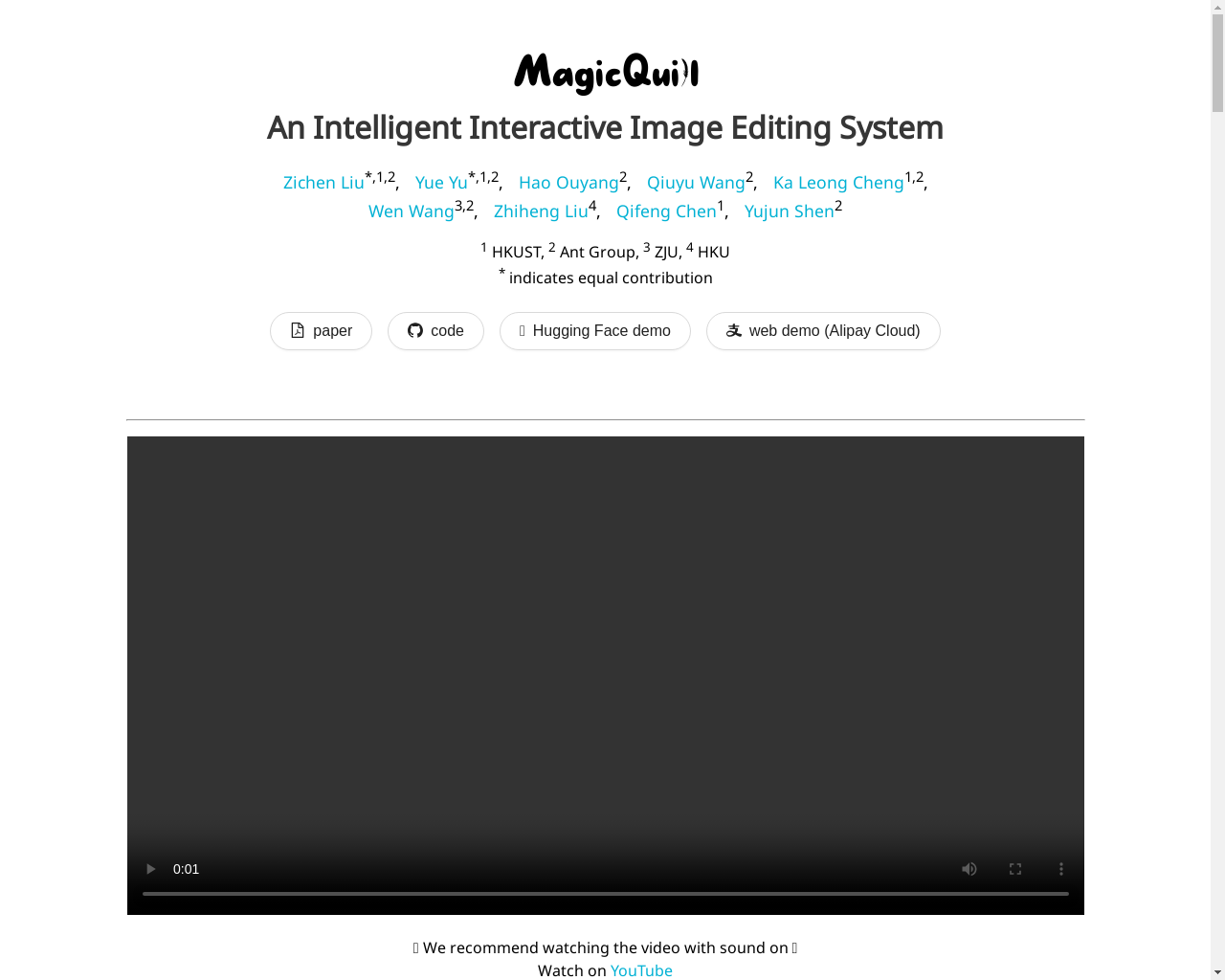 Show HN: MagicQuill – An Intelligent Interactive Image Editing System - Project Screenshot