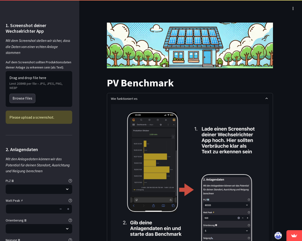 Show HN: PVBenchmark – PVシステムのためのユーザーベンチマーク - プロジェクトのスクリーンショット