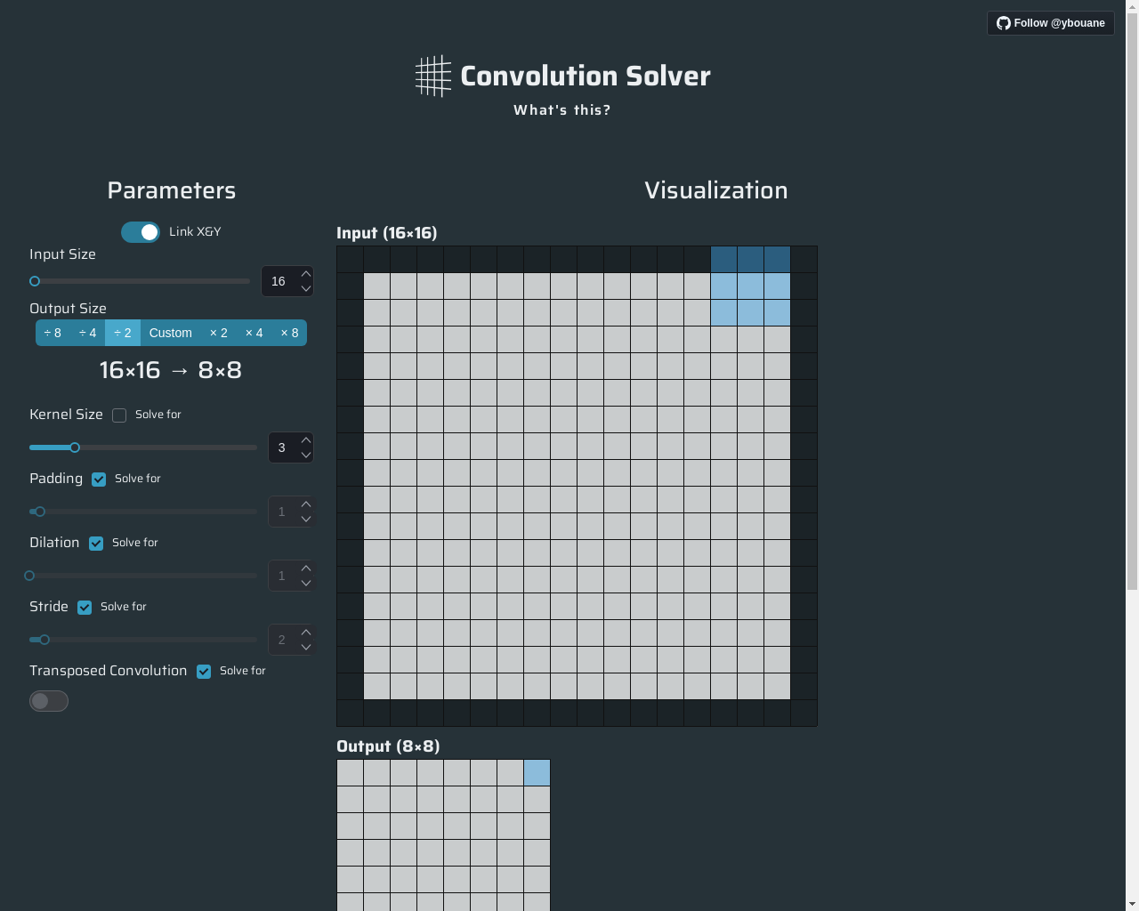 Show HN: Convolution Solver and Visualizer - Project Screenshot