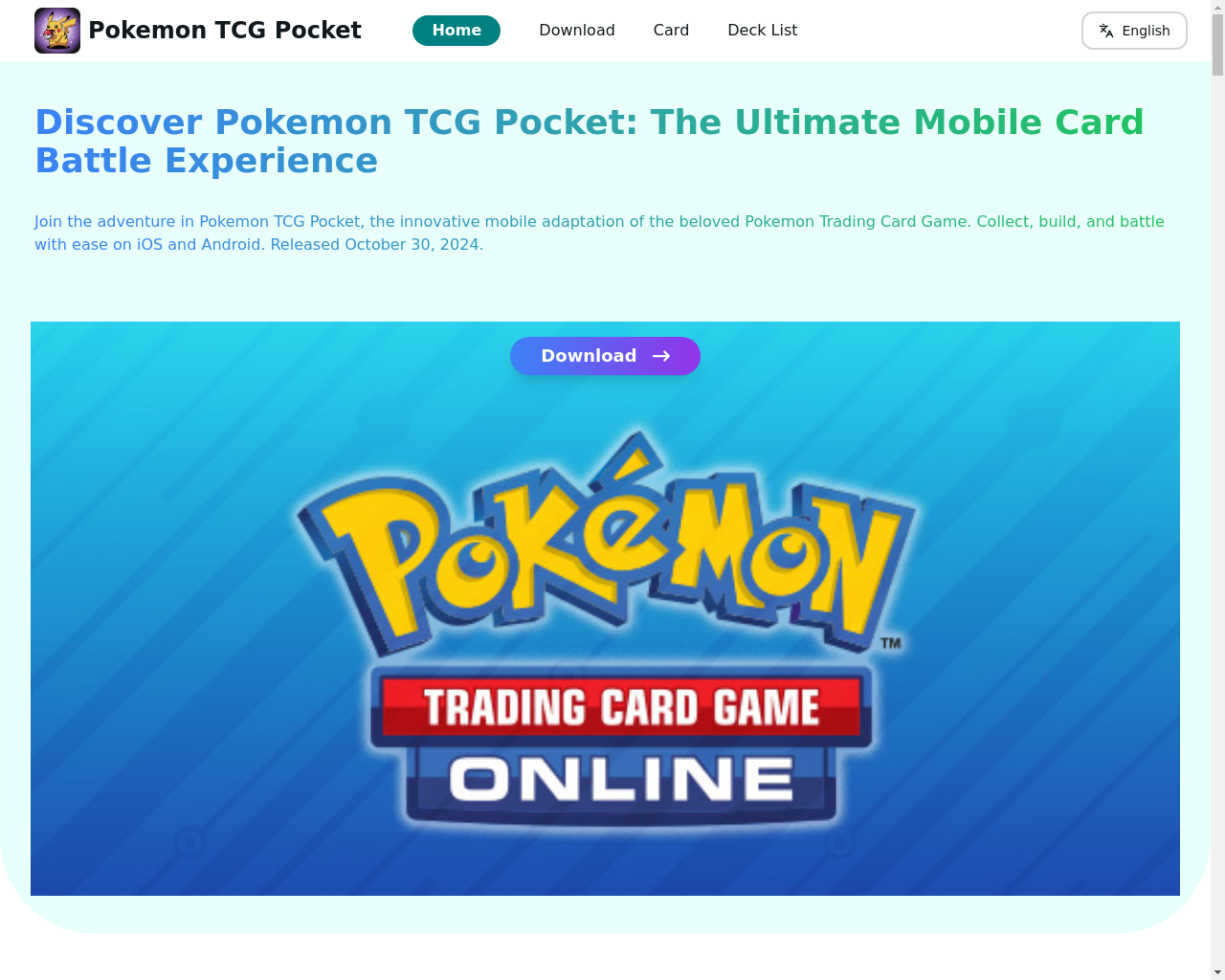 Show HN: Pokemon TCG Pocket - Project Screenshot