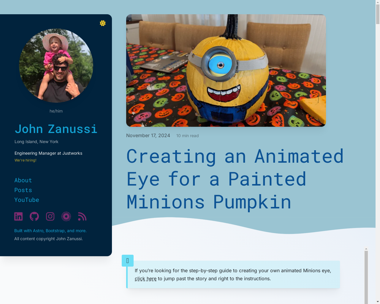 Show HN: Over engineering an entry to my daughter's school pumpkin contest - Project Screenshot