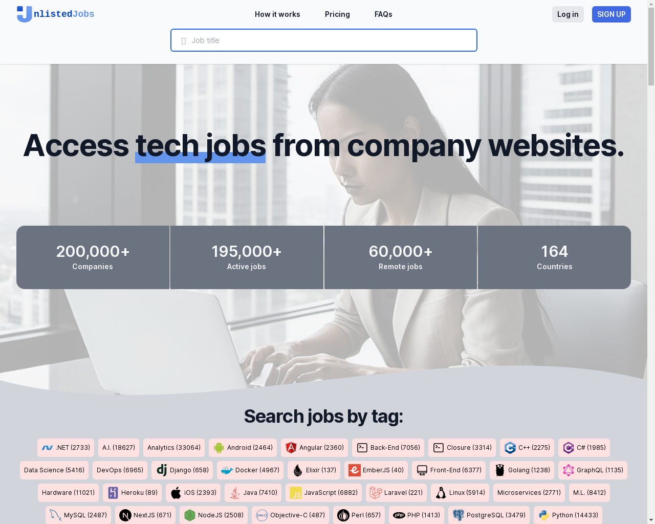 展示 HN：职位列表抓取工具 - 项目截图