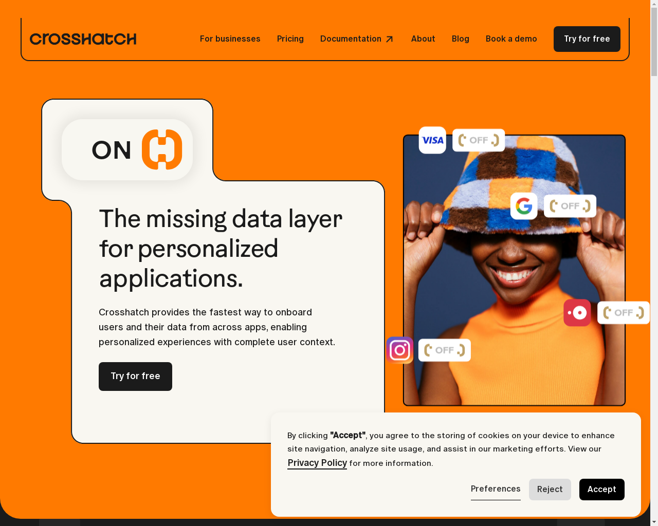 Show HN: Crosshatch – Privacy-First API for AI Personalization - Project Screenshot