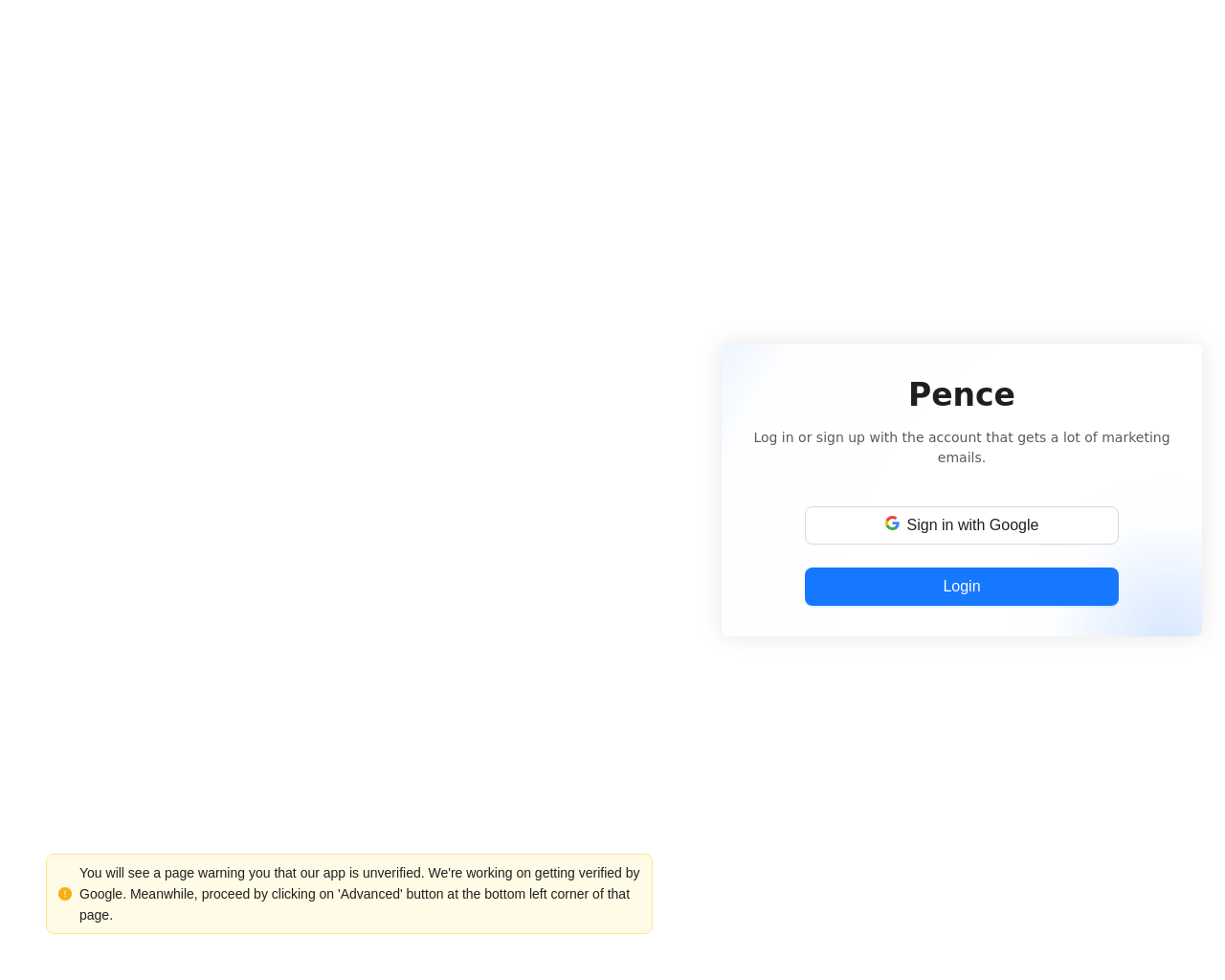 Show HN: Pence, deals crowdsourced from marketing emails - Project Screenshot