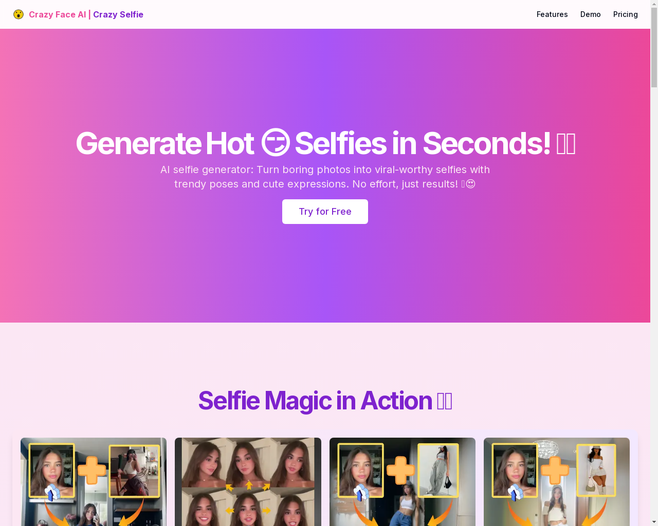 Crazy Selfie AI:img