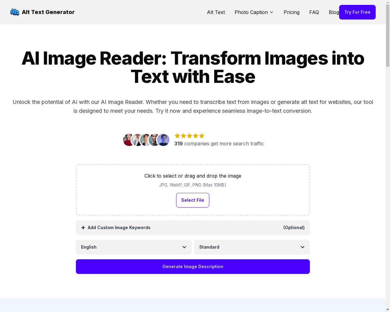 AI Image Reader:img