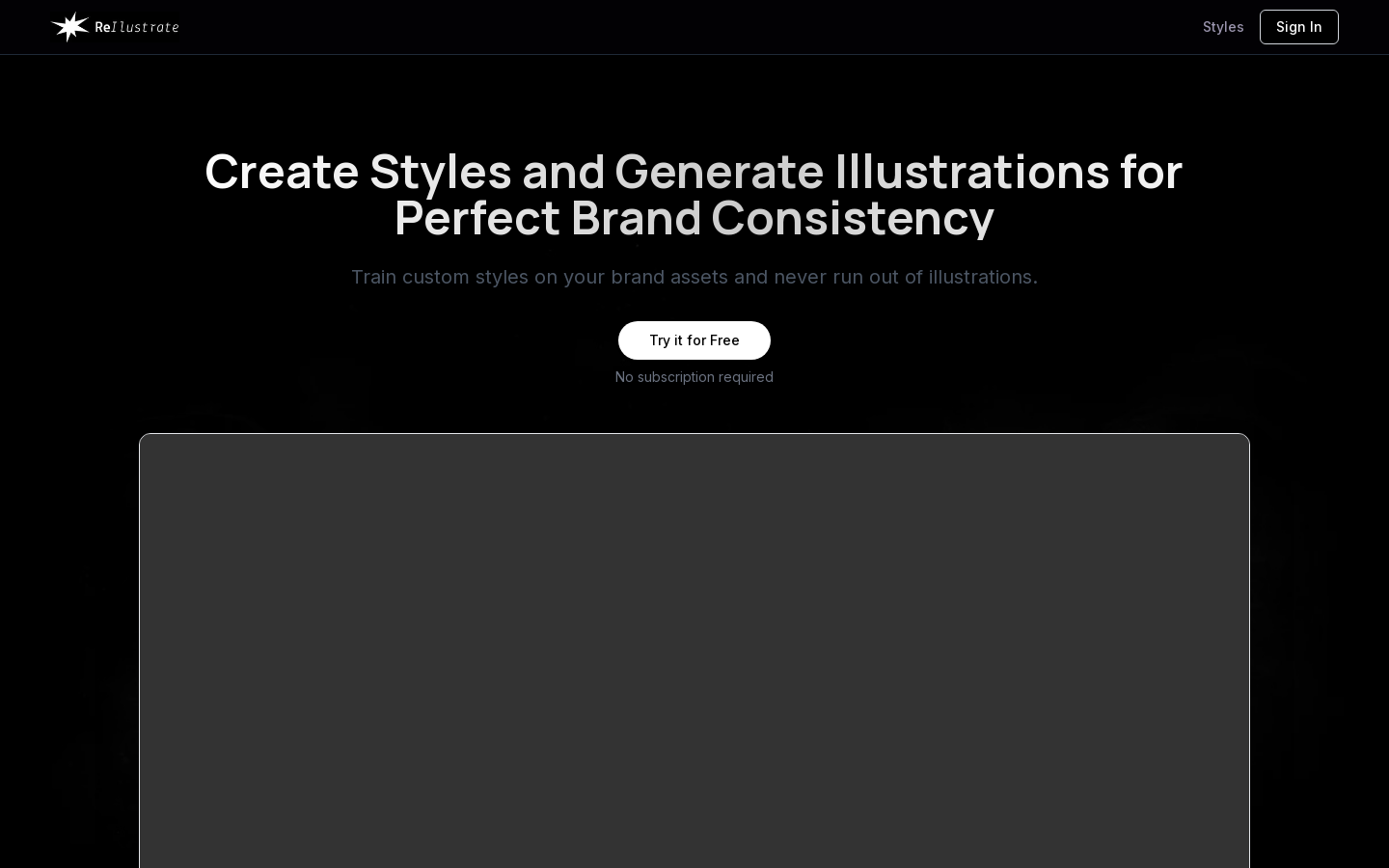 Show HN: Reilustrate – Turn your illustrations into AI models - Project Screenshot