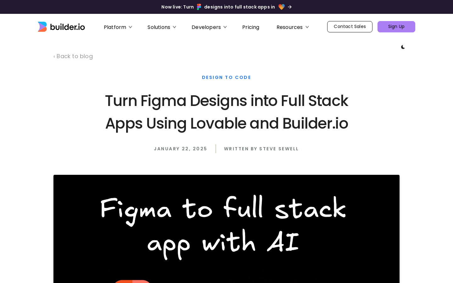 Show HN: Turn Figma into working apps without coding (Designer –> Production) - Project Screenshot