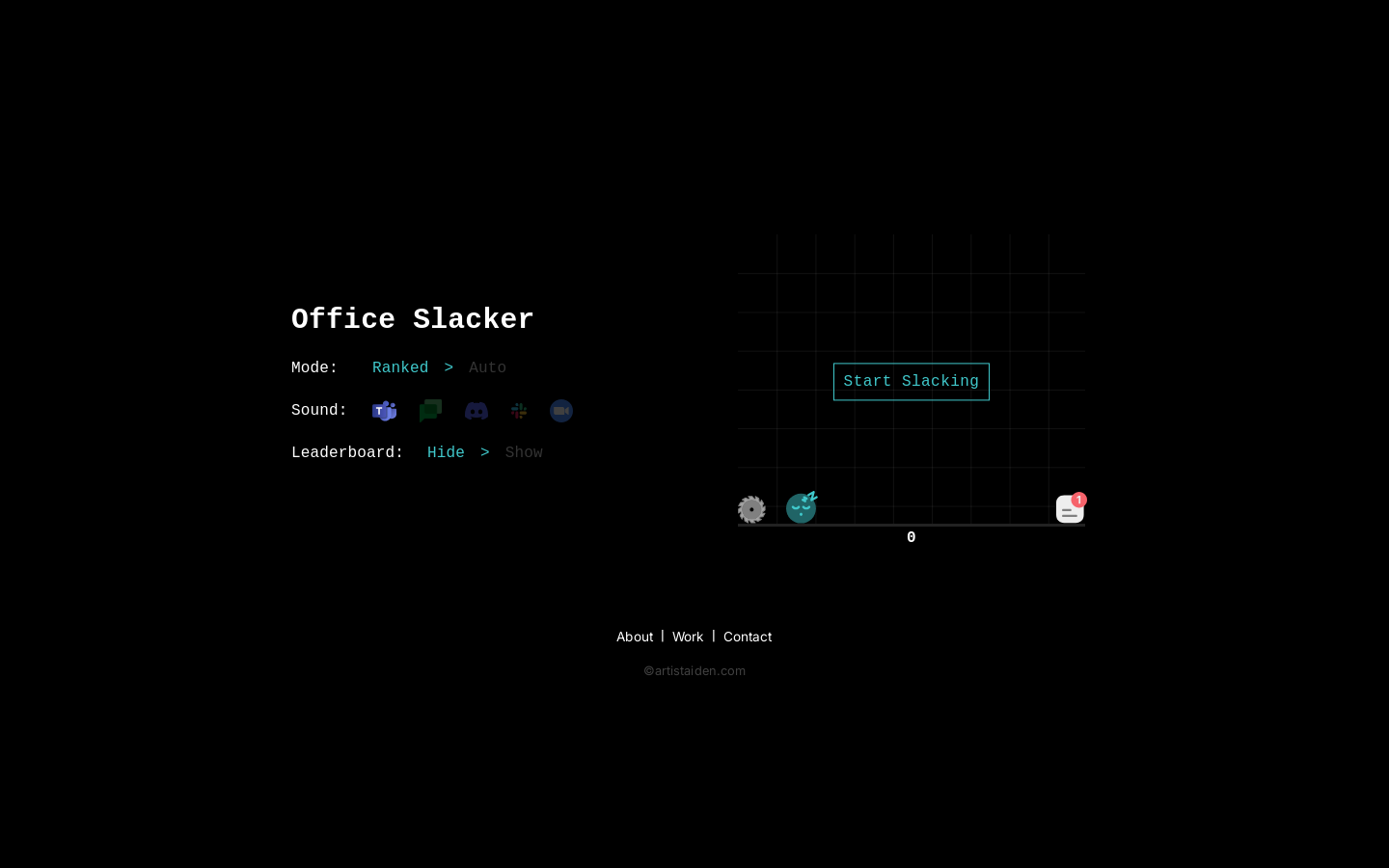 Show HN: Office Slacker - Project Screenshot