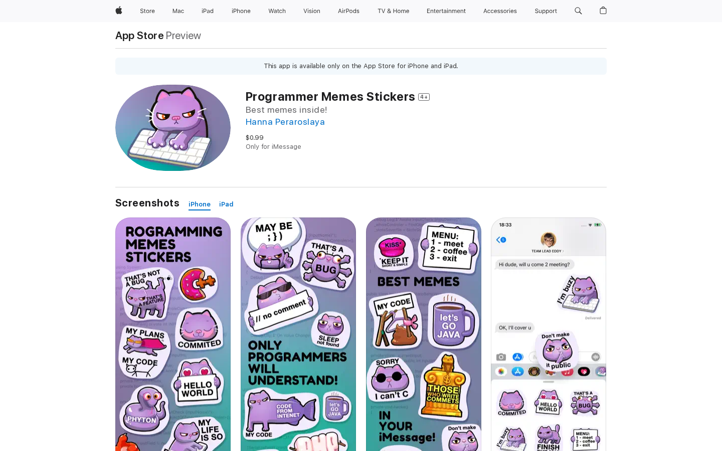 Show HN: I Drew Stickers for Programmers - Project Screenshot