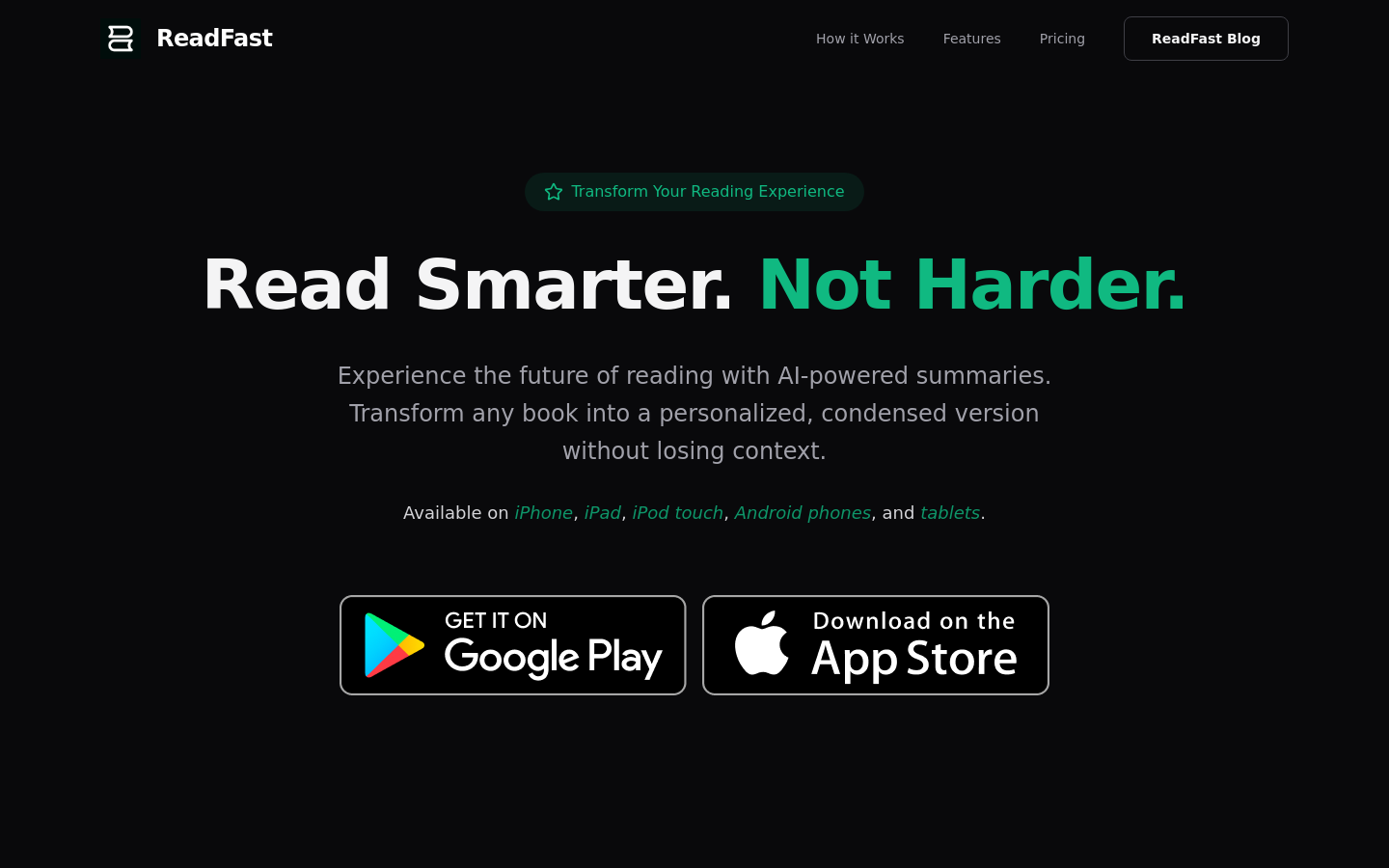 Show HN: I build reading app for busy Porfessionals - Project Screenshot