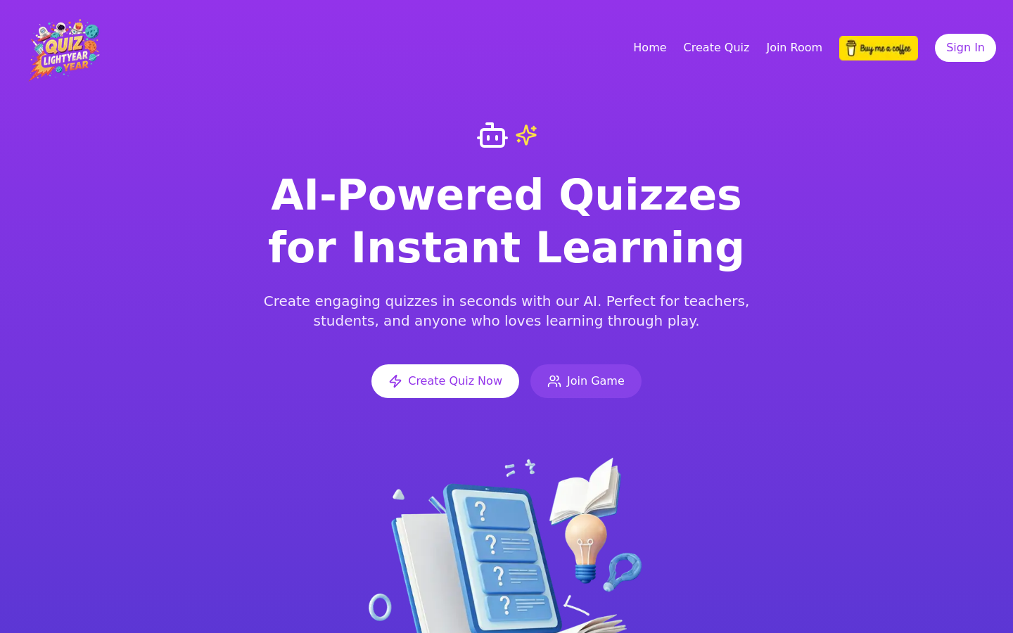 Show HN: Instantly generate quizzes and play them - Project Screenshot