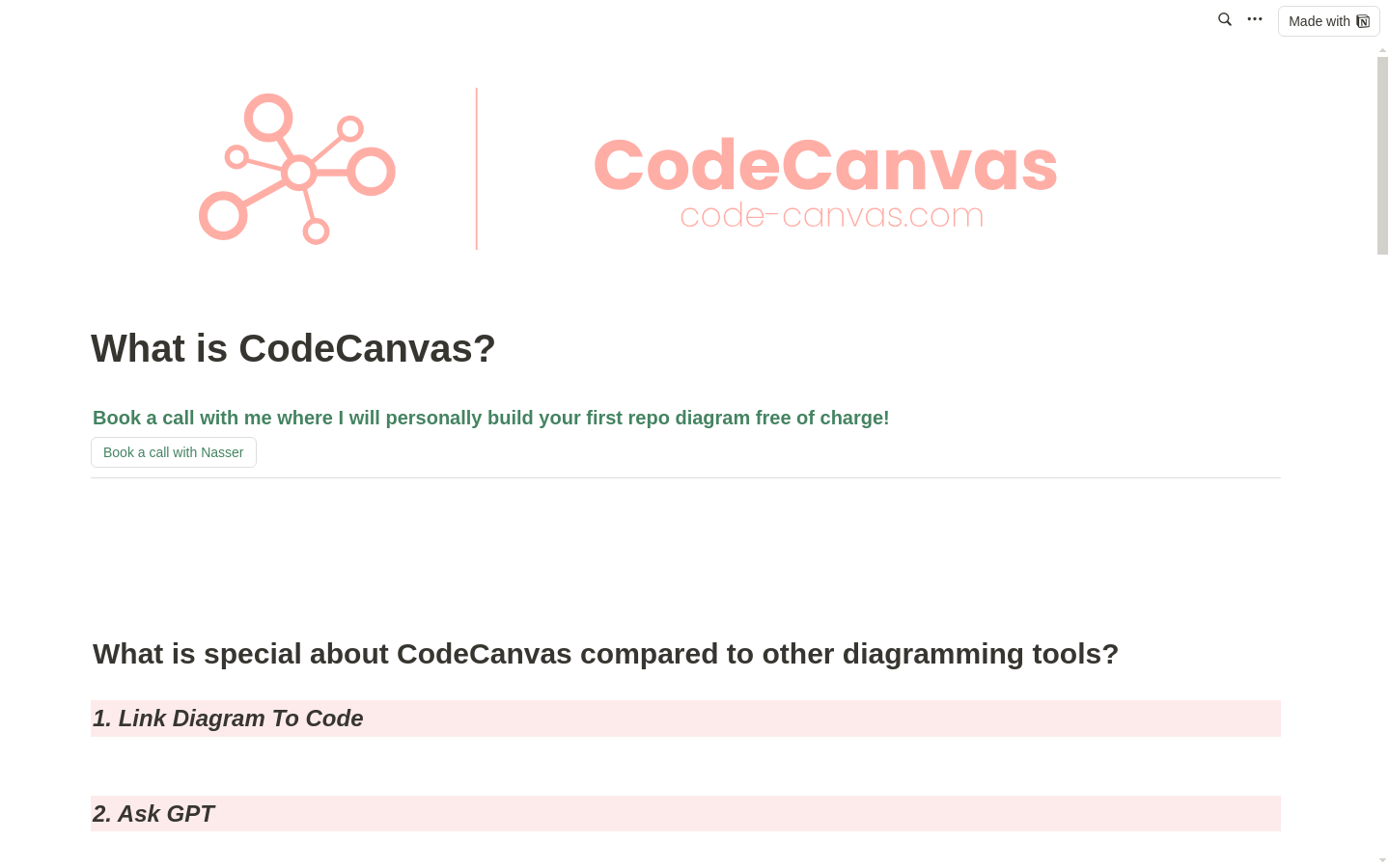 Show HN: Codebase visualizer (I'll build the diagram for the first 20 repos) - Project Screenshot
