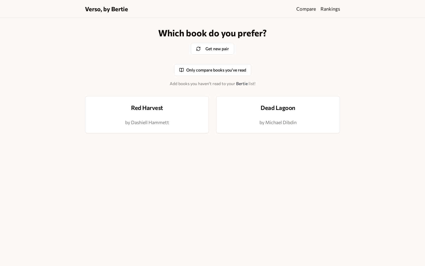 Show HN: Verso, by Bertie – Built with Replit - Project Screenshot