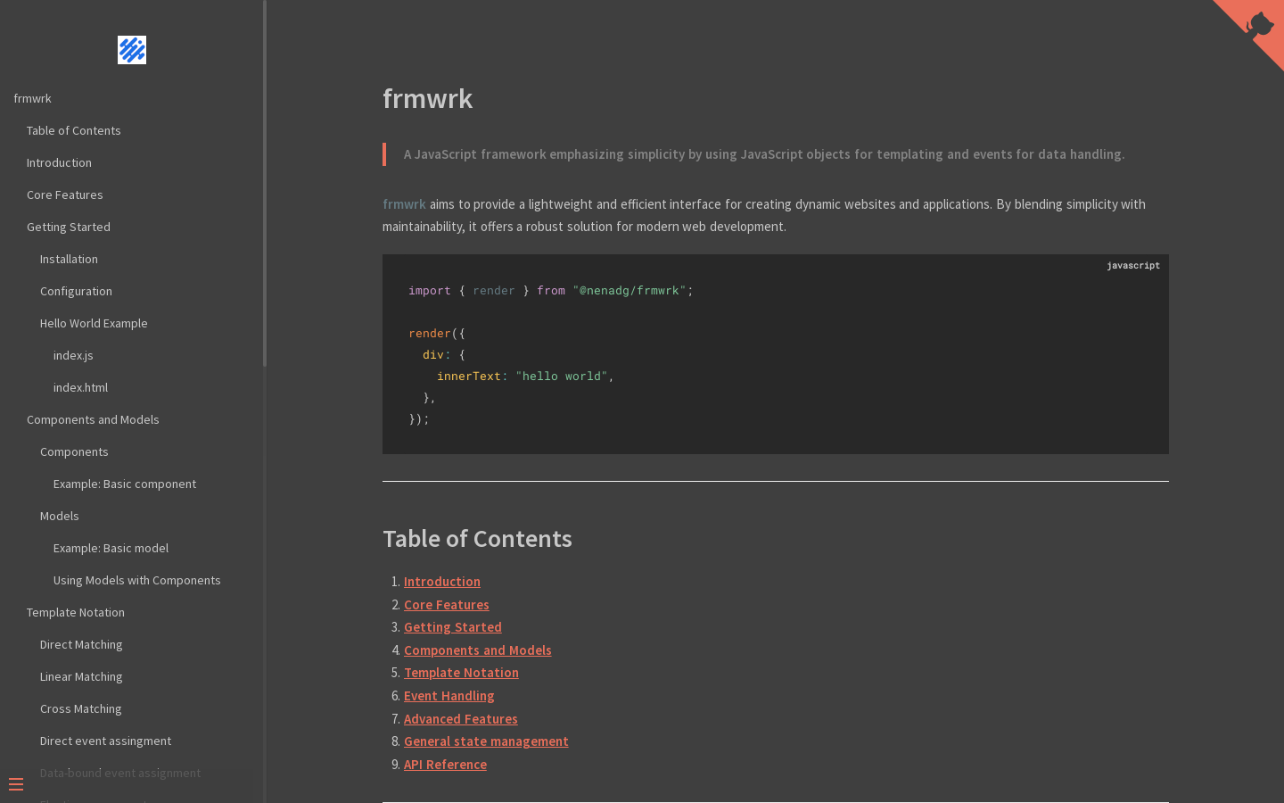 Show HN: Frmwk.lol - Project Screenshot