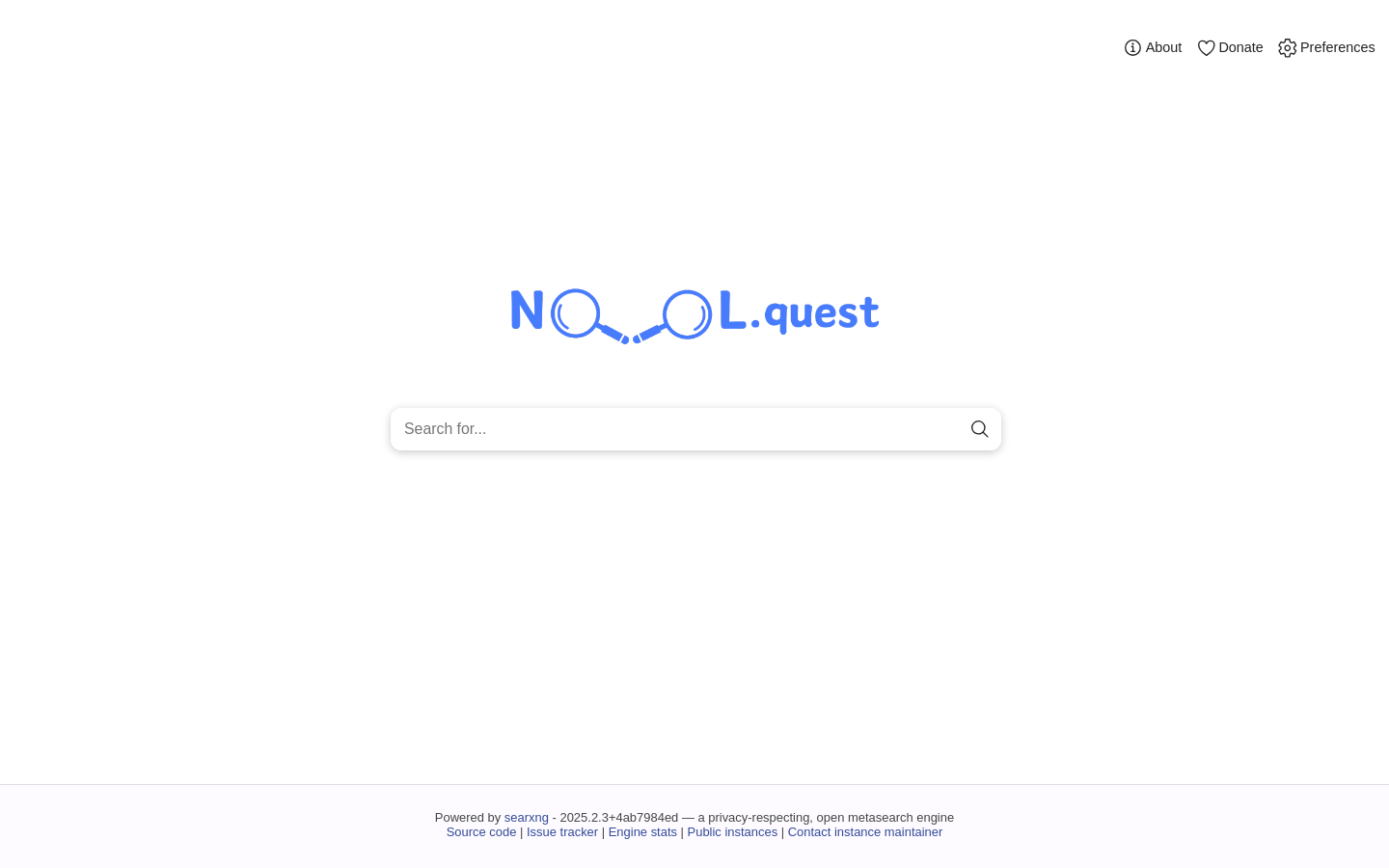 Show HN: Google，但尊重您的隐私 - 项目截图
