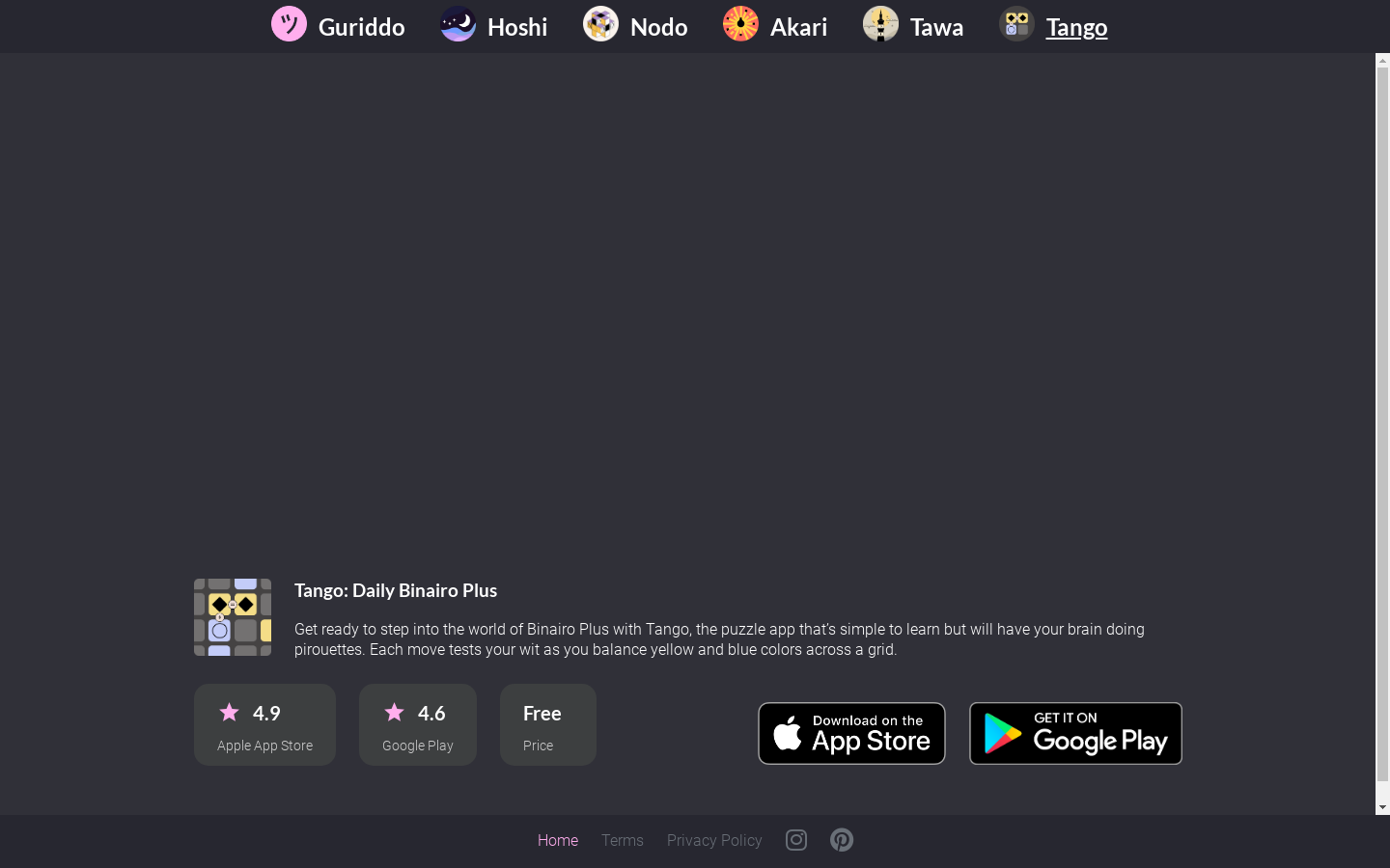 Show HN: Tango, a little Binary Puzzle for Android and iOS - Project Screenshot