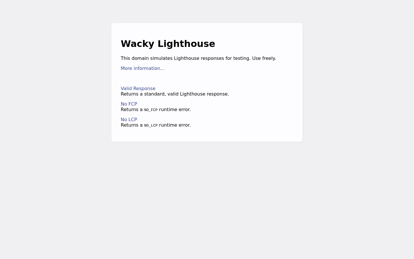 Show HN: Lighthouse統合テスト用ツール - プロジェクトのスクリーンショット