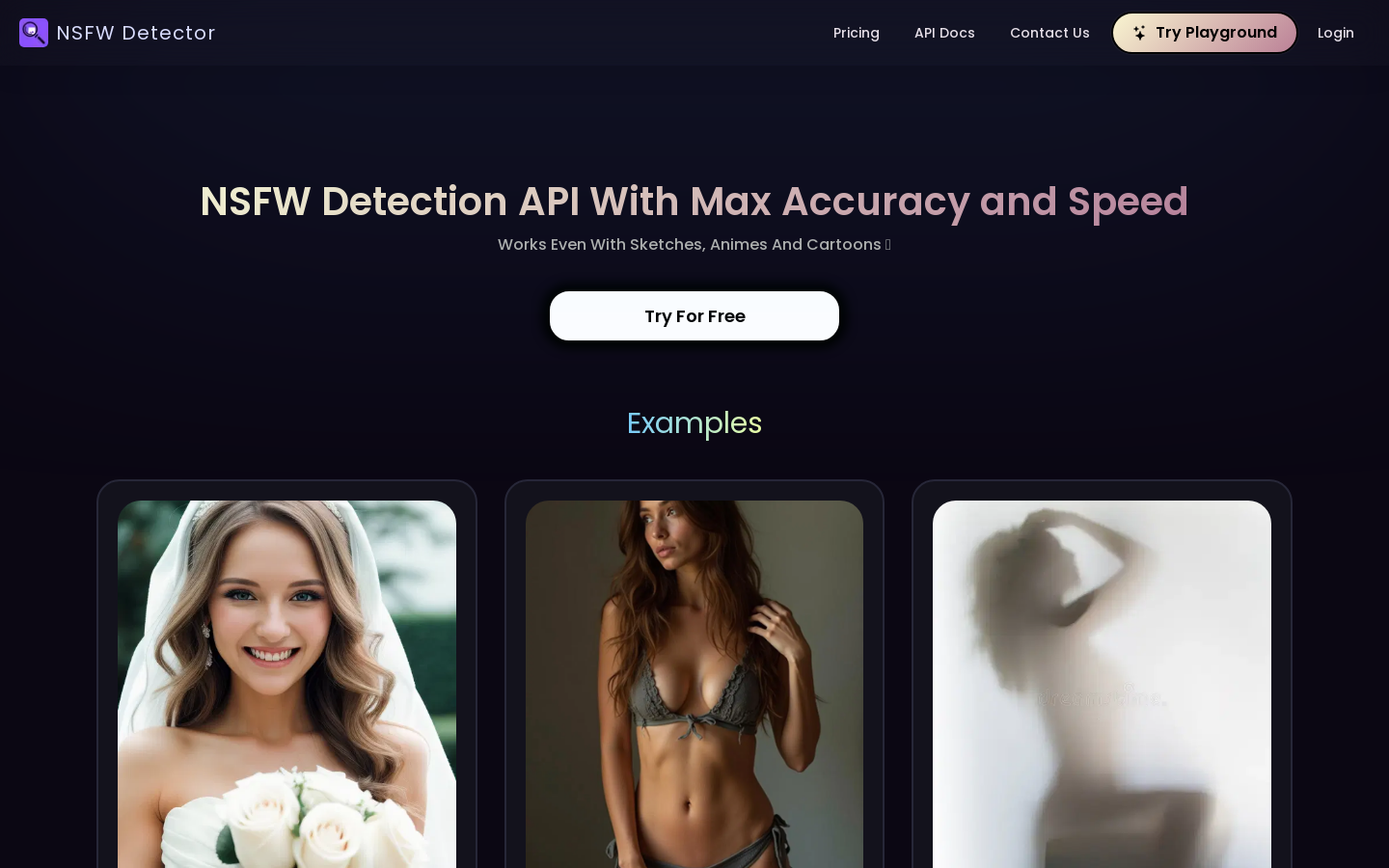 Show HN: 画像 NSFW ディテクター API - プロジェクトのスクリーンショット