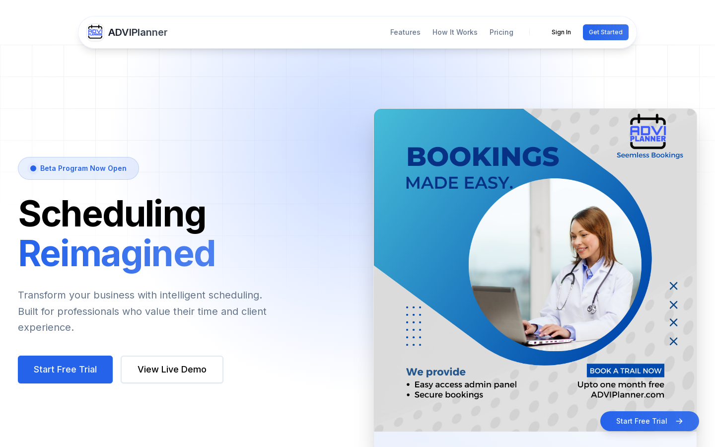 Show HN: I Built a Free Appointment Scheduler for Small Businesses - Project Screenshot