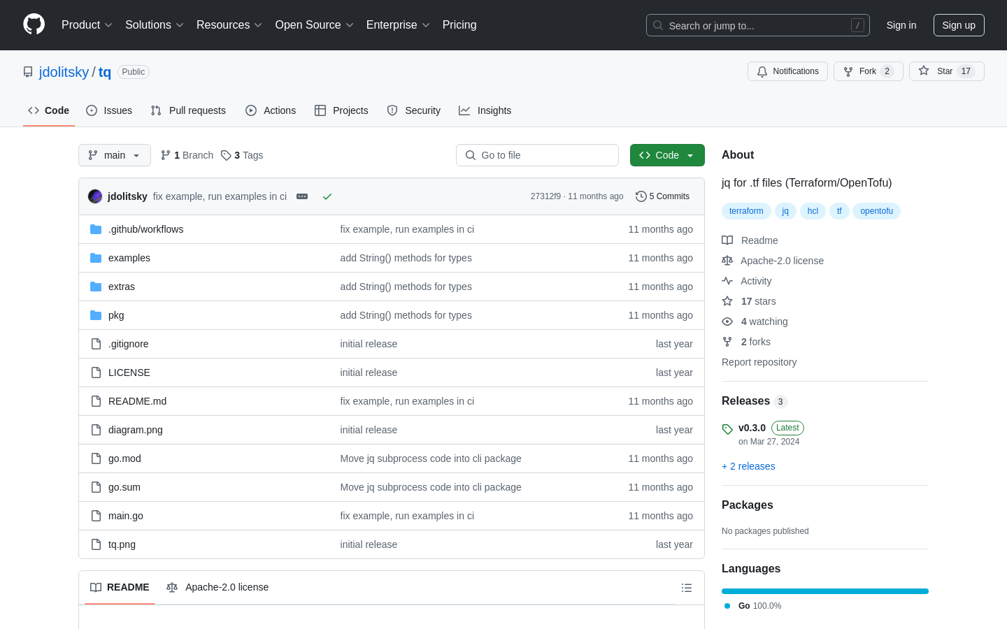 Show HN: Jq-Like Tool for Terraform - Project Screenshot