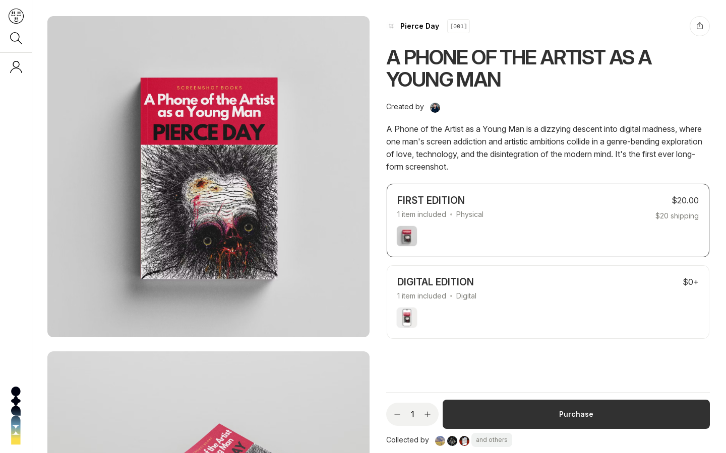 Show HN: A Phone of the Artist as a Young Man (2024) - Project Screenshot