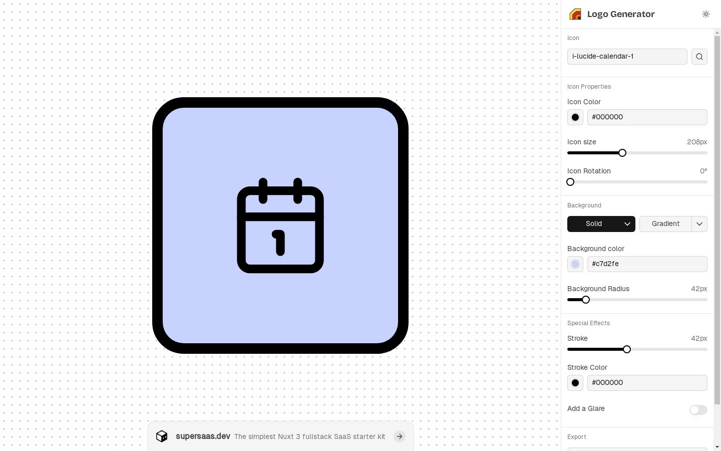 Show HN: I Made a Logo Generator - Project Screenshot