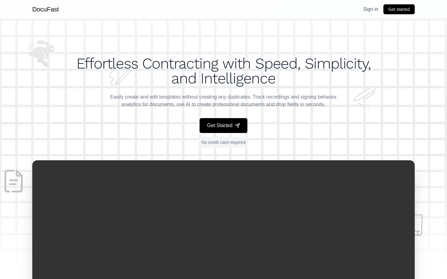 Show HN: I built an app that helps me efficiently sign and create documents - Project Screenshot