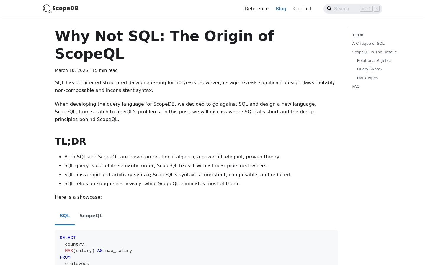 ScopeQL