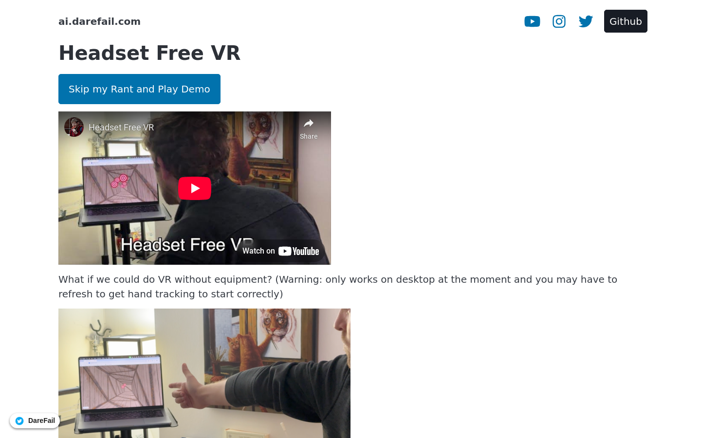 ヘッドフリーVR