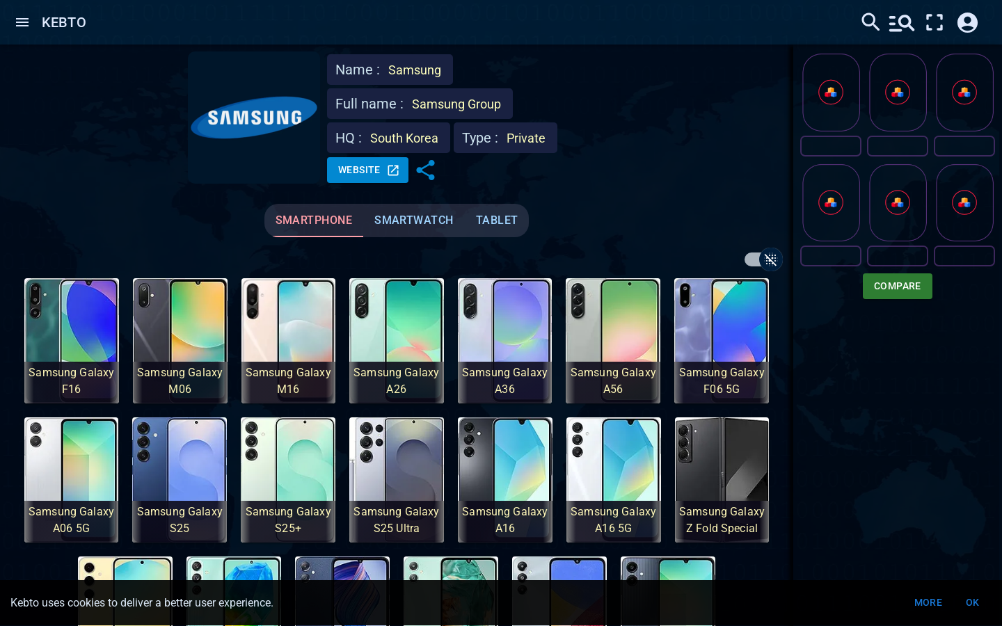 Galaxy Specs Explorer