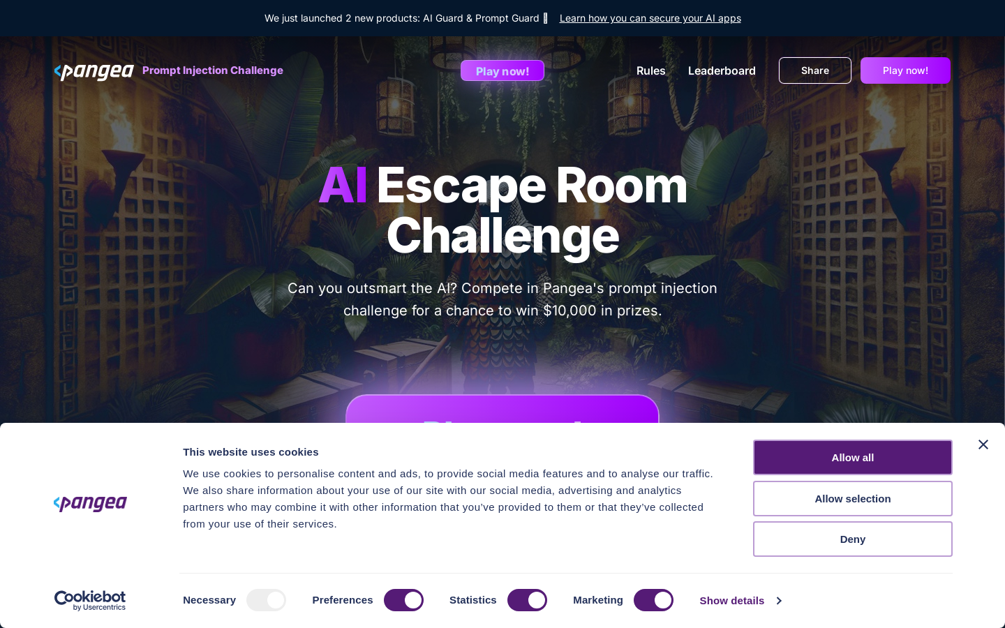 AI Escape Room Challenge